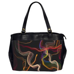 Abstract Smoke                      Oversize Office Handbag (2 Sides) by LalyLauraFLM