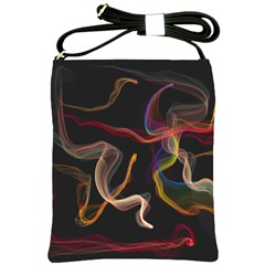 Abstract Smoke                      Shoulder Sling Bag by LalyLauraFLM