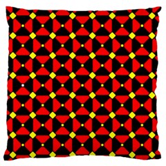 Rby-3-5 Large Flano Cushion Case (one Side) by ArtworkByPatrick