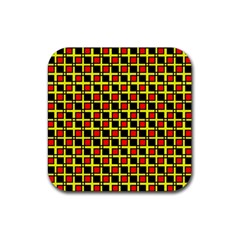 Rby-3-6 Rubber Coaster (square)  by ArtworkByPatrick