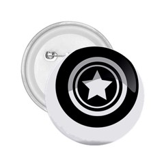 Star Black Button 2 25  Buttons by Pakrebo