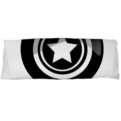 Star Black Button Body Pillow Case (dakimakura) by Pakrebo