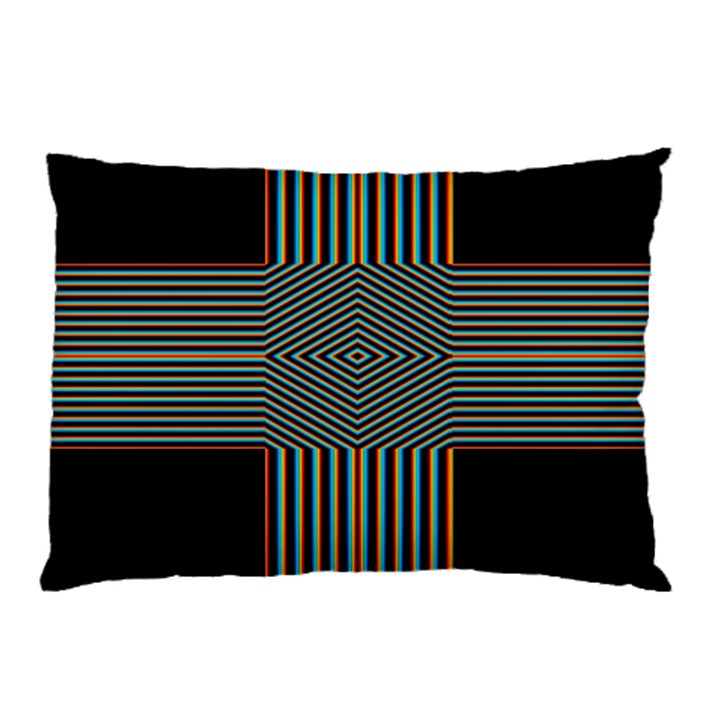 Cross Abstract Pillow Case