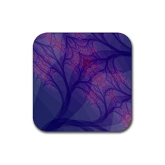 Art Fractal Artwork Creative Rubber Coaster (square)  by Pakrebo