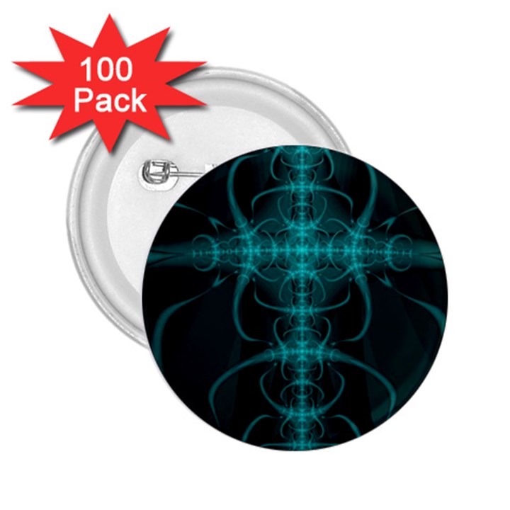 Abstract Art Design Digital 2.25  Buttons (100 pack) 