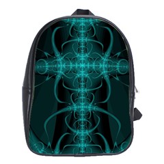 Abstract Art Design Digital School Bag (xl) by Pakrebo