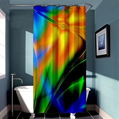 Color Concept Design Colorful Color Shower Curtain 36  X 72  (stall)  by Pakrebo