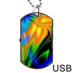 Color Concept Design Colorful Color Dog Tag Usb Flash (two Sides) by Pakrebo