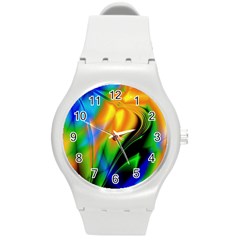 Color Concept Design Colorful Color Round Plastic Sport Watch (m) by Pakrebo