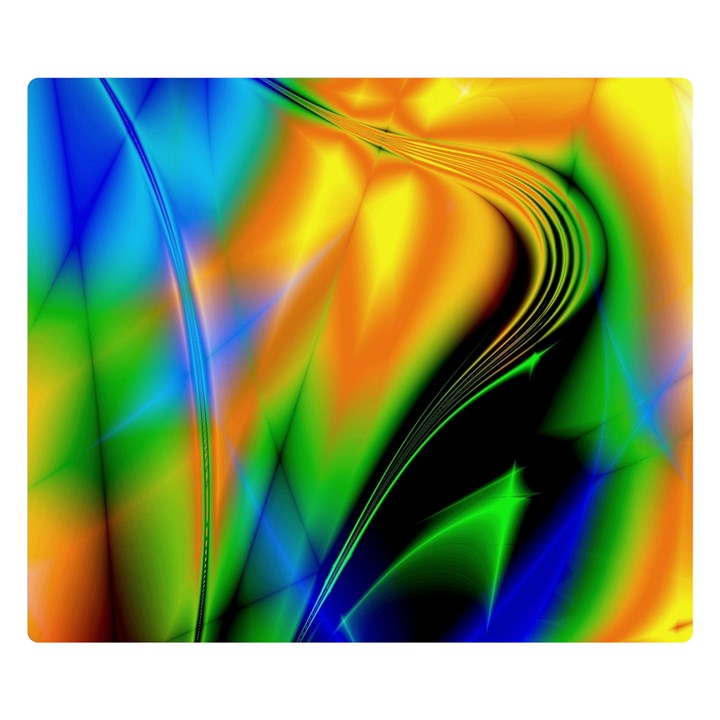 Color Concept Design Colorful Color Double Sided Flano Blanket (Small) 