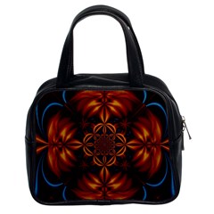 Abstract Art Artwork Fractal Design Classic Handbag (two Sides)