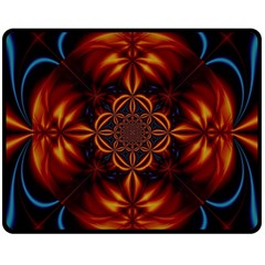 Abstract Art Artwork Fractal Design Fleece Blanket (medium) 