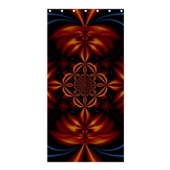 Abstract Art Artwork Fractal Design Shower Curtain 36  X 72  (stall) 