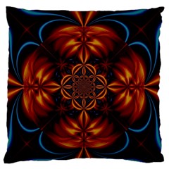 Abstract Art Artwork Fractal Design Large Flano Cushion Case (two Sides)