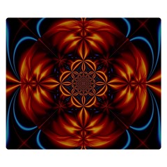 Abstract Art Artwork Fractal Design Double Sided Flano Blanket (small)  by Pakrebo