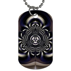 Abstract Artwork Art Fractal Dog Tag (one Side)