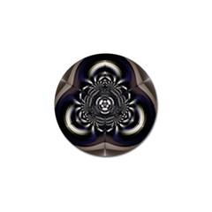 Abstract Artwork Art Fractal Golf Ball Marker