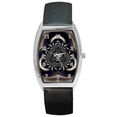 Abstract Artwork Art Fractal Barrel Style Metal Watch