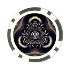 Abstract Artwork Art Fractal Poker Chip Card Guard