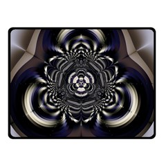 Abstract Artwork Art Fractal Double Sided Fleece Blanket (small)  by Pakrebo