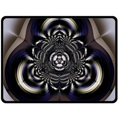 Abstract Artwork Art Fractal Double Sided Fleece Blanket (large)  by Pakrebo