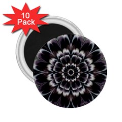 Abstract Digital Art Artwork Black White 2.25  Magnets (10 pack) 