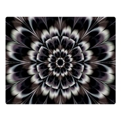 Abstract Digital Art Artwork Black White Double Sided Flano Blanket (Large) 