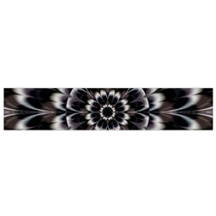 Abstract Digital Art Artwork Black White Small Flano Scarf