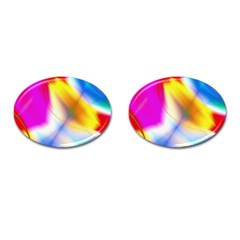 Color Concept Colors Colorful Cufflinks (oval) by Pakrebo