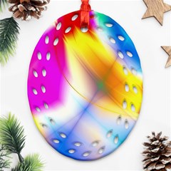 Color Concept Colors Colorful Oval Filigree Ornament (two Sides) by Pakrebo