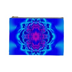 Digital Art Artwork Fractal Color Abstact Cosmetic Bag (large) by Pakrebo