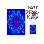 Digital Art Artwork Fractal Color Abstact Playing Cards 54 Designs (Mini) Front - Spade2