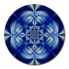 Abstract Art Artwork Fractal Design Round Mousepads by Pakrebo