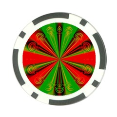 Abstract Art Fractal Modern Art Poker Chip Card Guard by Pakrebo