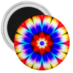 Abstract Digital Art Artwork Colorful 3  Magnets