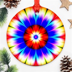 Abstract Digital Art Artwork Colorful Ornament (Round)