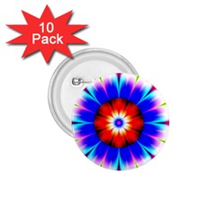 Abstract Digital Art Artwork Colorful 1.75  Buttons (10 pack)