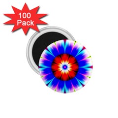 Abstract Digital Art Artwork Colorful 1.75  Magnets (100 pack) 