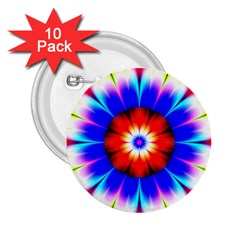 Abstract Digital Art Artwork Colorful 2.25  Buttons (10 pack) 