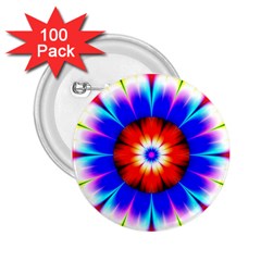 Abstract Digital Art Artwork Colorful 2.25  Buttons (100 pack) 