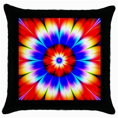 Abstract Digital Art Artwork Colorful Throw Pillow Case (Black)