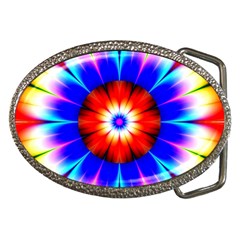 Abstract Digital Art Artwork Colorful Belt Buckles