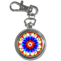 Abstract Digital Art Artwork Colorful Key Chain Watches