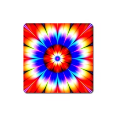 Abstract Digital Art Artwork Colorful Square Magnet