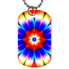 Abstract Digital Art Artwork Colorful Dog Tag (One Side)