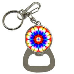 Abstract Digital Art Artwork Colorful Bottle Opener Key Chain by Pakrebo