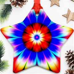 Abstract Digital Art Artwork Colorful Star Ornament (Two Sides)