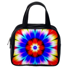 Abstract Digital Art Artwork Colorful Classic Handbag (One Side)