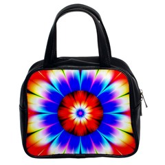 Abstract Digital Art Artwork Colorful Classic Handbag (Two Sides)