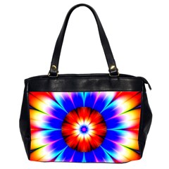 Abstract Digital Art Artwork Colorful Oversize Office Handbag (2 Sides)